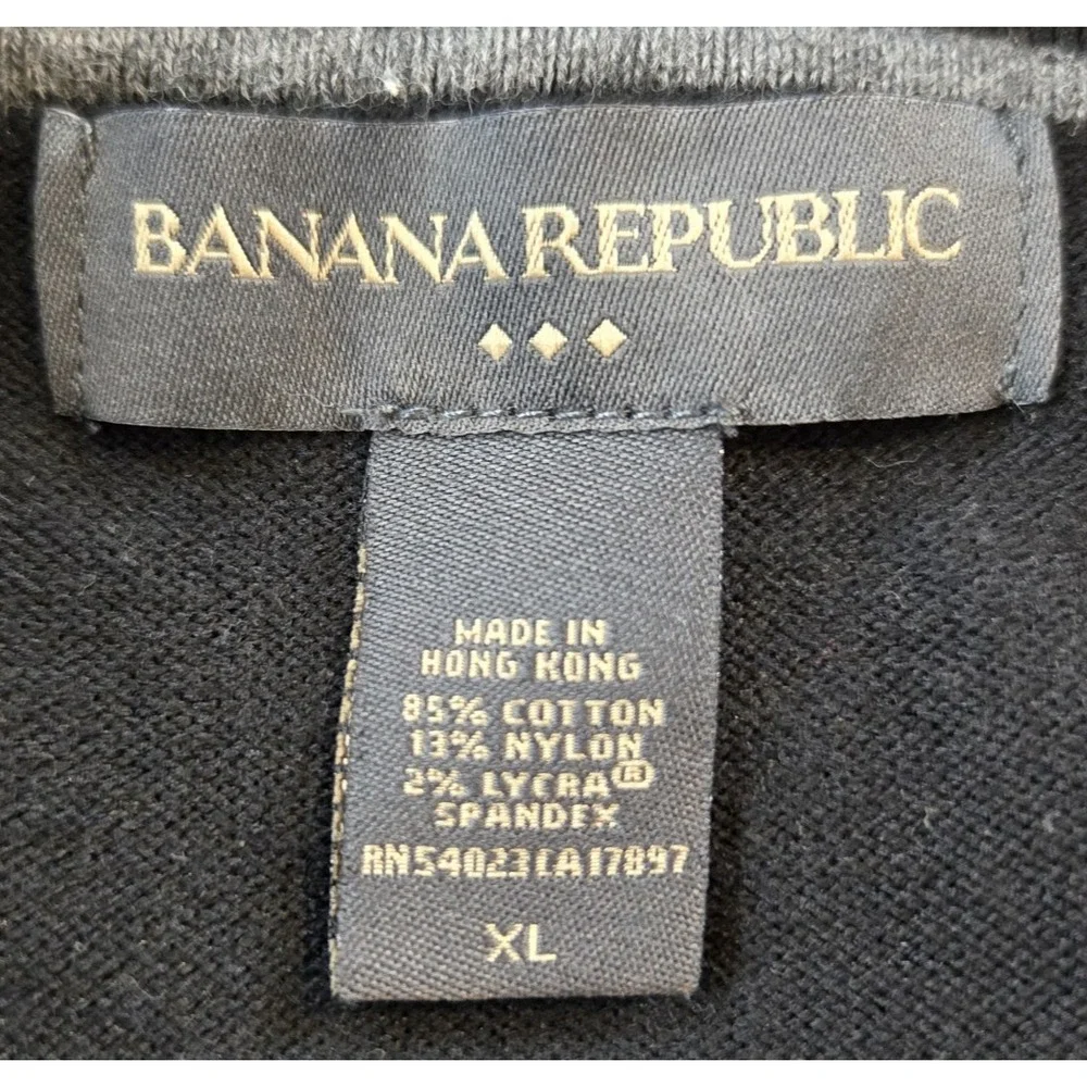VTG Banana Republic Men's Lightweight Sweater Pullover Collared Size XL